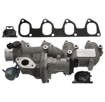 Коллектор з egr febi do ford tourneo connect 1.8 фото №1