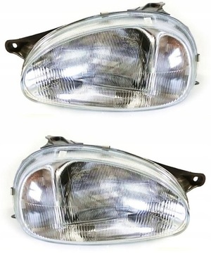 Opel corsa combo b фара лампа перед комплект фото №1