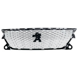 Peugeot 2008 ii 2019 - 2024 решітка радіатора решітка радіатор передня чорна хром фото №1