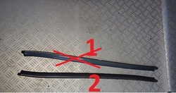 Volvo s80 03-06 рестайлинг 2.5 t планка стёкла прокладка фото №1