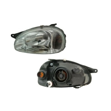 Лампа corsa b combo b 01.93-10.01 фара лівий фото №1