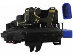 Замок дверь левый перед vw golf v mk5 03-09 vi mk6 09-14 plus 09-14 фото №1