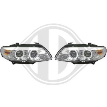 Лампа фара перед левая правая bmw x5 e53 03-07 фото №1