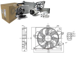 Вентилятор радиатор з корпус hyundai accent iv i20 i 1.1d 1.4d 1.6d фото №1