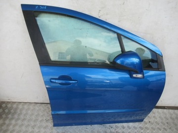 Двері перед передні праві peugeot 308 07- фото №1