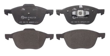 Тормозные колодки тормоз. керамические перед ate 13.0470-7193.2 фото №1