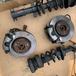 Renault trafic iii vivaro 2.0 dci правая амортизатор ступица 543025750r фото №1