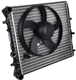 Радиаторов з вентилятор seat ibiza iv 6j 2008 - 2017 фото №1