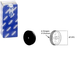 Колесо пасове вала alfa romeo 159 00- 2.4 sasic фото №1