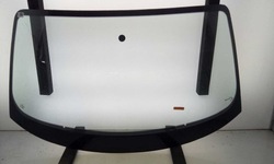 Стекло лобовое передняя audi tt 2006- зеркало атермичное зелёная фото №1