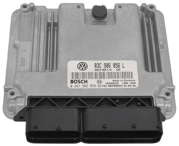 Ecu skoda octavia 1.6 fsi 03c906056l 0261s02036 фото №1