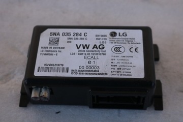 Vw блок управления usług online 5na035284c , фото №1