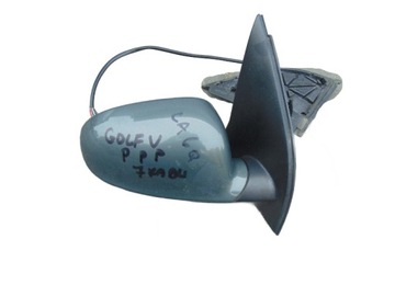 Дзеркало праві 7 кабелі la6q vw golf v фото №1