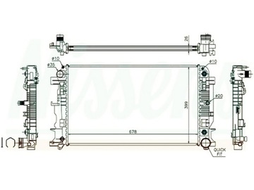 Mercedes sprinter w906 06- 2.1 радіаторів води фото №1