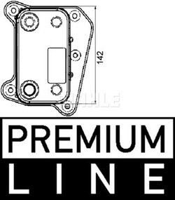 Радиатор масла двигательный mahle clc 38 000p фото №1