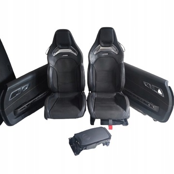 Mercedes amg gt c gts cabrio сиденья обивка фото №1