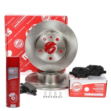 Диски + гальмівні колодки гальмівні зад 201002090 фото №1