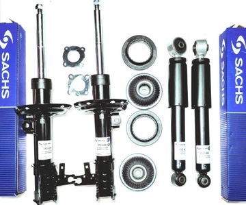 4 амортизатори sachs łoży opel astra h zafira b фото №1