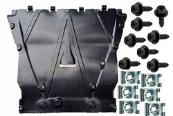 Renault clio v 2019-.. защита двигателя + клипсы фото №1