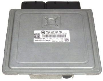 Комп'ютер audi a3 8p 2.0 tdi 03g906018dn 5wp45567ab фото №1