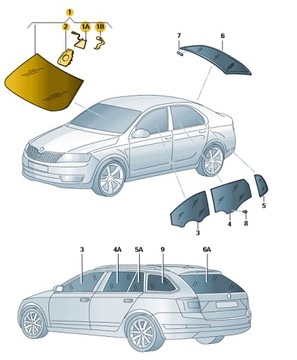 Скло лобове skoda octavia оригінал 5e0845011bc фото №1