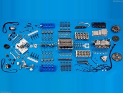 Mustang gt500 5.8 v8 головка двигатель крышка wał фото №1