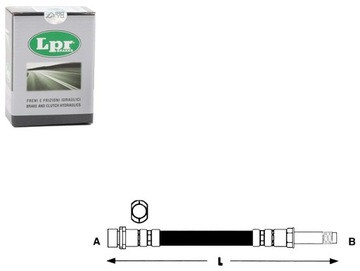 Lpr шланг тормозной bmw 1 120 i e81 фото №1
