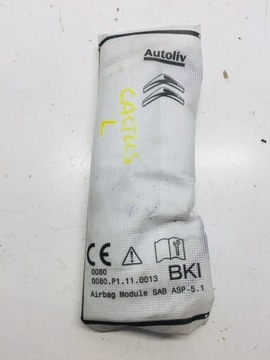 Air bag сидіння лівий citroen c4 cactus фото №1