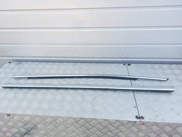 Ford fiesta mk7 уплотнитель стекла хром дверь левый перед фото №1