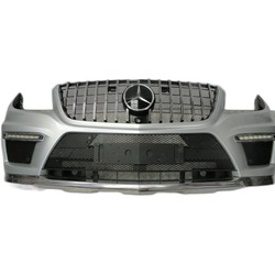 Бампер перед mercedes gls w166 x166 amg 2014 6xpdc омыватель фото №1