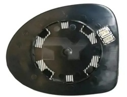 Стекло вкладка зеркало з підігрівом 328-0134-1 tyc фото №1