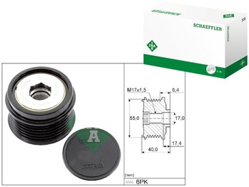 Колесо пасове генератора subaru forester 2.0 2.5 03.11- ina фото №1