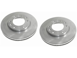 Диски перед hyundai h-1 2.5 02-05 h-1 starex 2.5 02-07 starex 2.5 01-07 фото №1