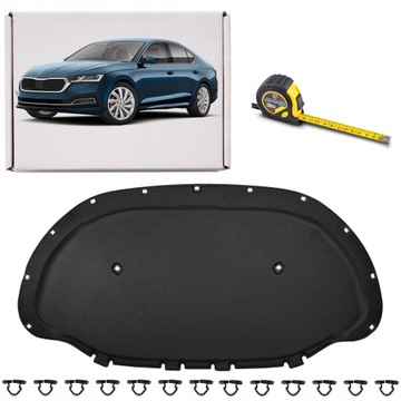 Skoda octavia iii 5e 2012-2020 шумоизоляция капота 5e0863831a + клипсы фото №1