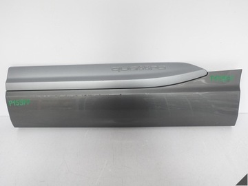 Audi q7 ii 4m0 s-line 15-20 нижня планка накладка na двері ліва зад фото №1