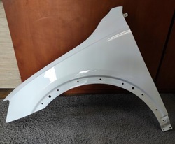 Крило сталь лівий перед переднє audi q3 8u 2011-2018 код фарби lb9a фото №1