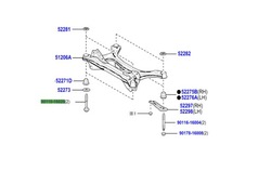 90119-16026 винт лавы заднего подвешивание camry c-hr lexus es nx ux rav4 фото №1