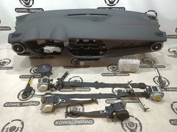 Alfa romeo stelvio панель консоль подушка безопасности ремни демонтаж org фото №1