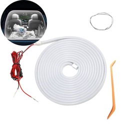 Освітлення led стрічка капота двері автомобіль транспортний засіб білий фото №1