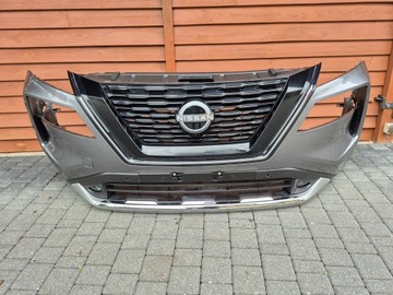 X-trail t33 бампер переднее комплектный 6xpdc камера решётка радиатора фото №1