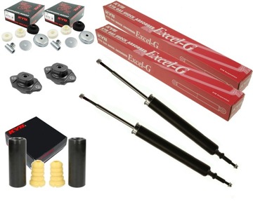 Kyb 2 амортизаторы подушки отбойники bmw 1 e87 3 e90 фото №1