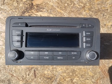 Audi a3 8p рестайлінг 08-12 радіопрогравач радіо cd audi concert код 8p0035186g фото №1