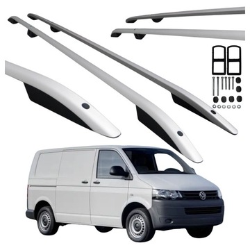 Рейлинги крышные volkswagen transporter t5 t6 короткий short od 2003 фото №1