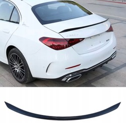 Спойлер спойлер накладка c63 стиль mercedes c w206 sedan чорний блиск фото №1