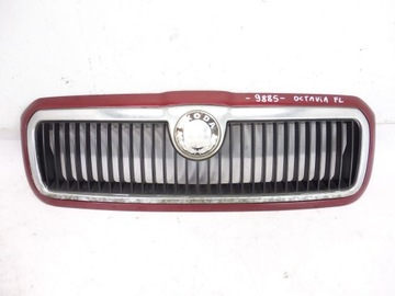 Решётка радиатора решётка радиатор - 9885 - хром skoda octavia i 96-00 фото №1