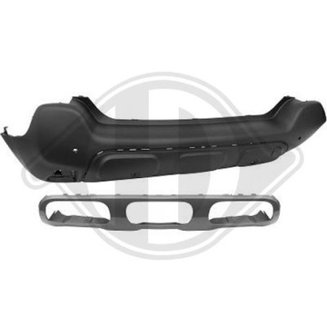 Бампер do citroen c3 aircross 17- фото №1