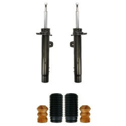 Амортизаторы перед + защитные накладки bmw 1 e81 e87 фото №1