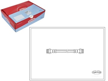 Corteco шланг тормозной sl3437 sl3914 sl3326 фото №1