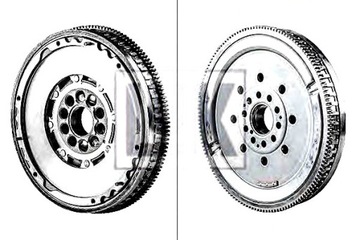 Колесо двомасовий volvo 2,4d 00- фото №1