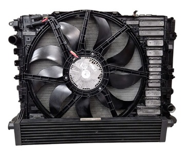 Комплект радіатор mercedes w205 w213 glc amg рестайлінг фото №1